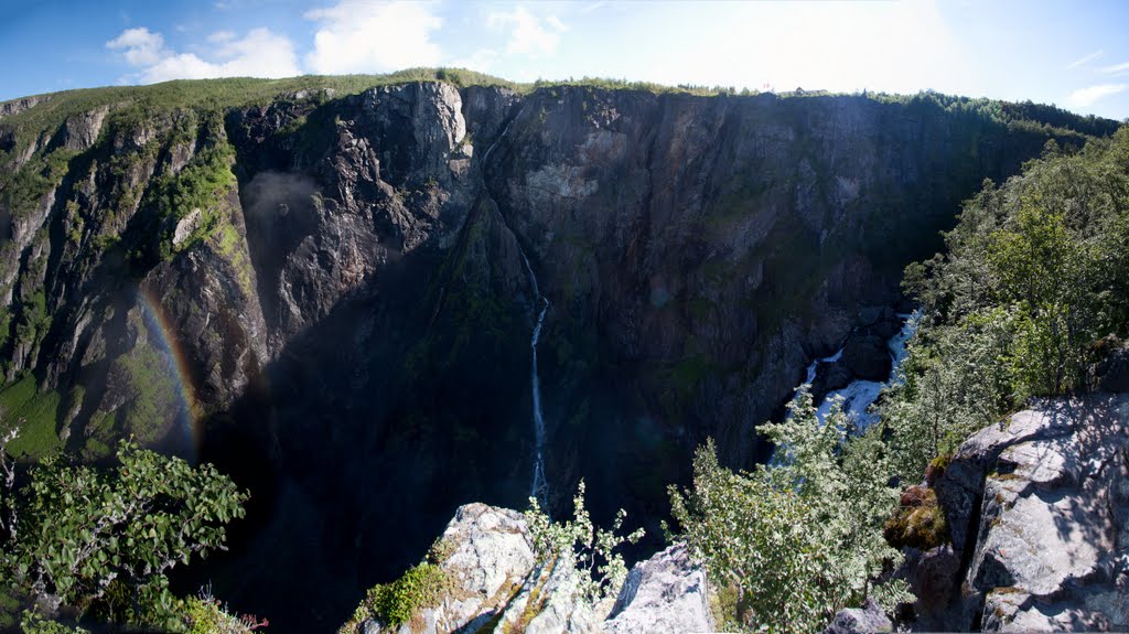 July 16th, 2011, 9:30 Panoramic view on Voringfossen by Helmer van Rhijn