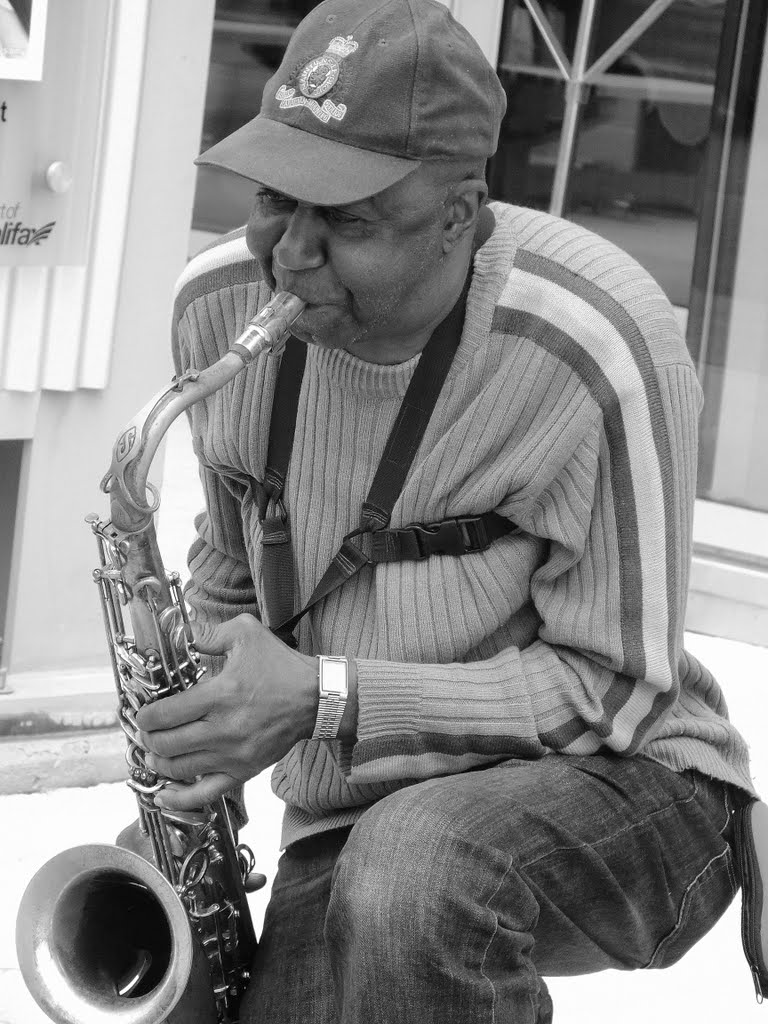 Street Musician, Halifax Nova Scotia by Jack Flannery