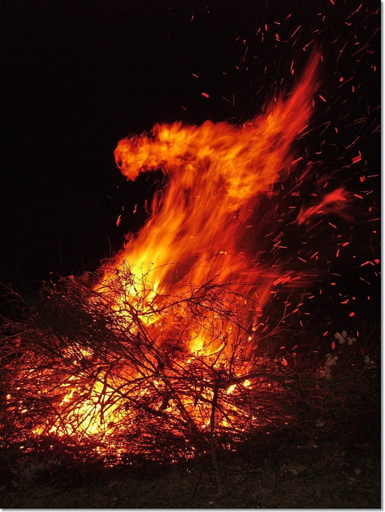 Fire on Christmas Eve - BADI (ITALY) Fuochi..... Falò di Natale by Saverio Panichi