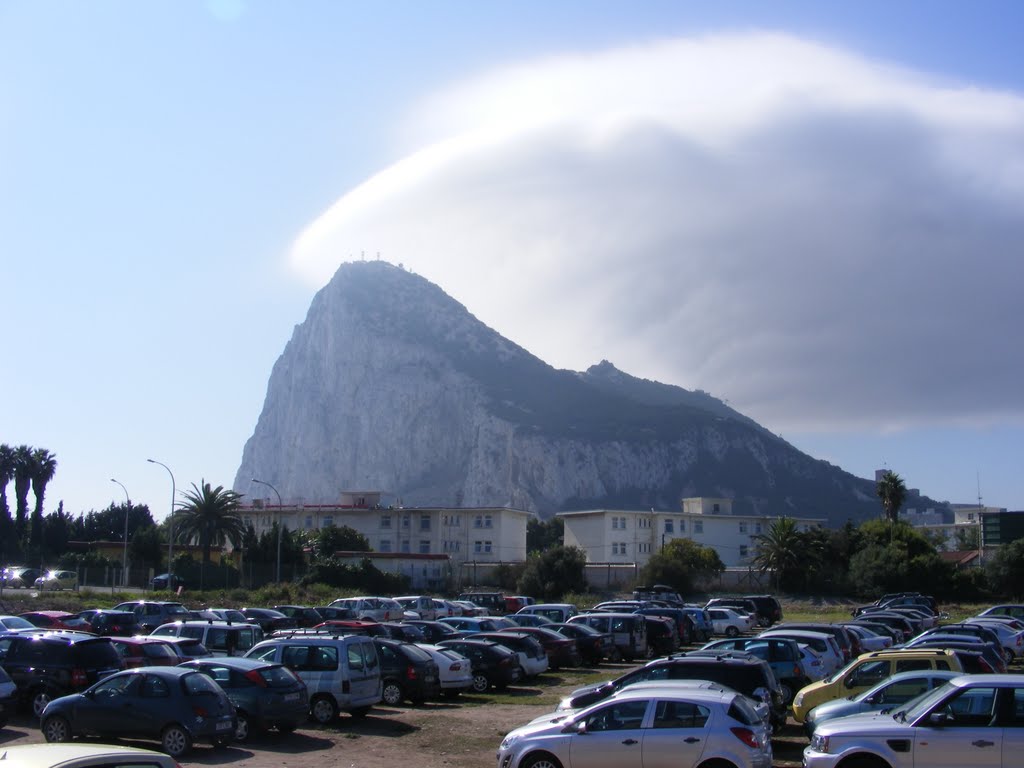 Clounds over the rock by Tony Bradbury