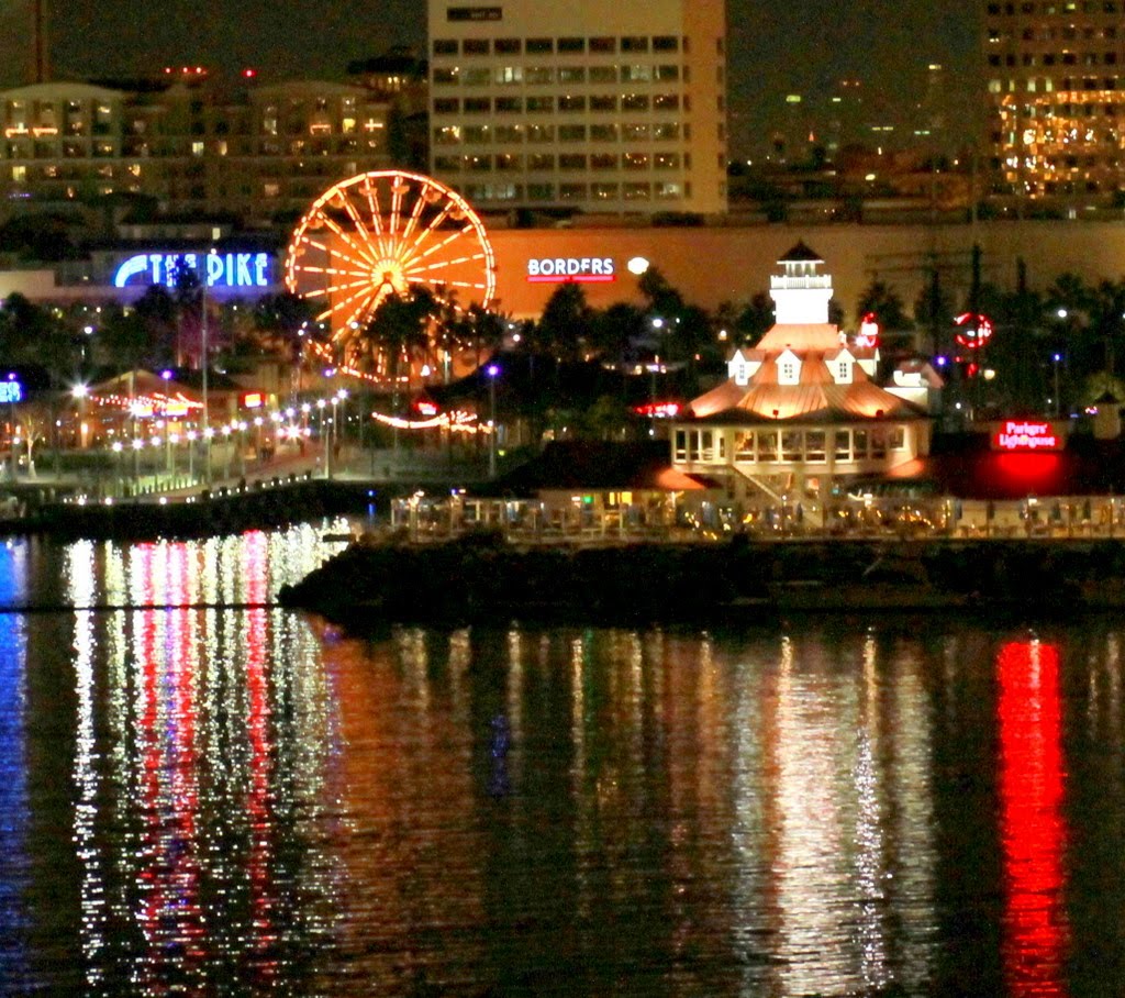 Borders in Long Beach as seen from The Queen Mary by Easy Street Images ©