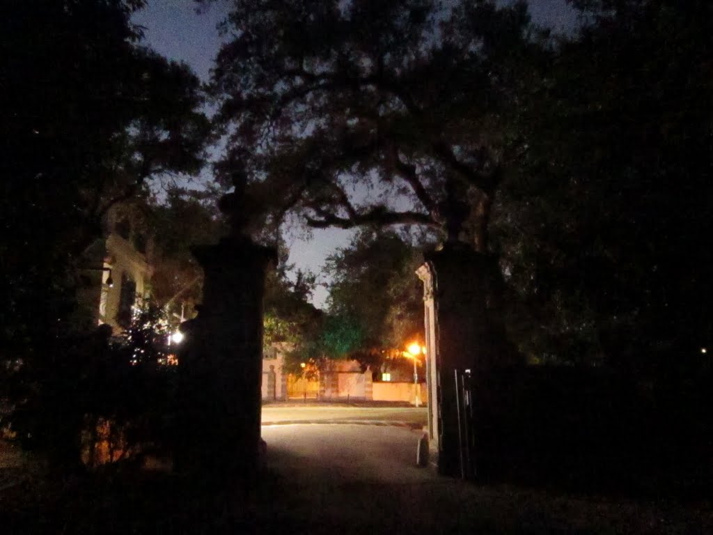 Leaving Main Entrance to Grounds, Villa Vizcaya (Twilight) by lostreefcottage