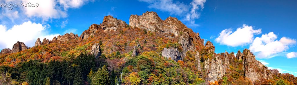 Panoramiv View of Mt. Myougi 妙義山系パノラマ by nagano8609