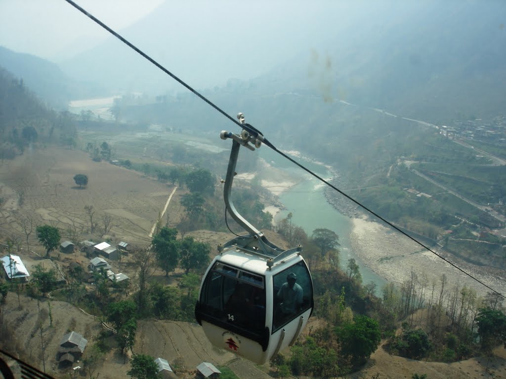 Cable Car in Manakamona Temple-6, Nepal by Shamsul Arefin Shaon