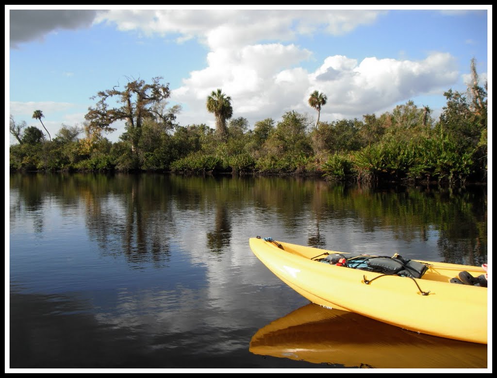 Mirror Waters By Kayak by CrypticCRICKET