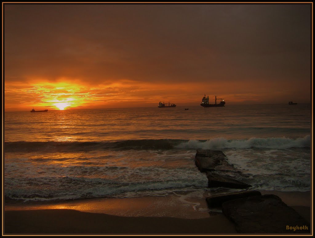 BUL - Black Sea - Varna - On the roadstead to Port Varna by Boyko TK