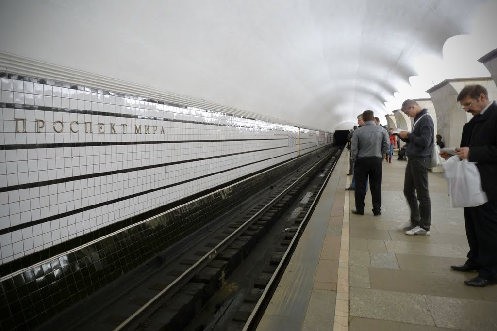 Просто Москва: метро Проспект Мира. Moscow subway. Uderground. by Alexandre Parsons