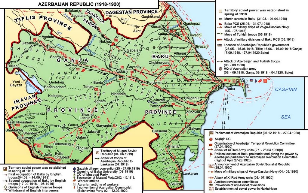 Historical Territories of Azerbaijan ( 1918-1920) by Vaqif Fatullayev