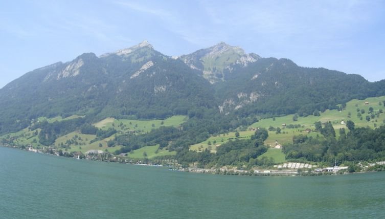 SWITZERLAND, NIDWALDEN: Mount Pilatus seen from Vierwaldsstattersee by Ashraf Nassef