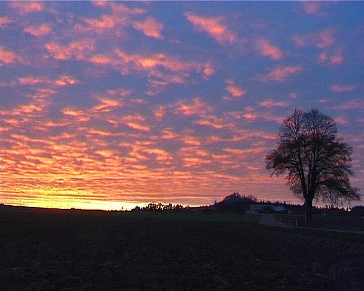 Parkstein: Sonnenuntergang 2 by richard albrecht