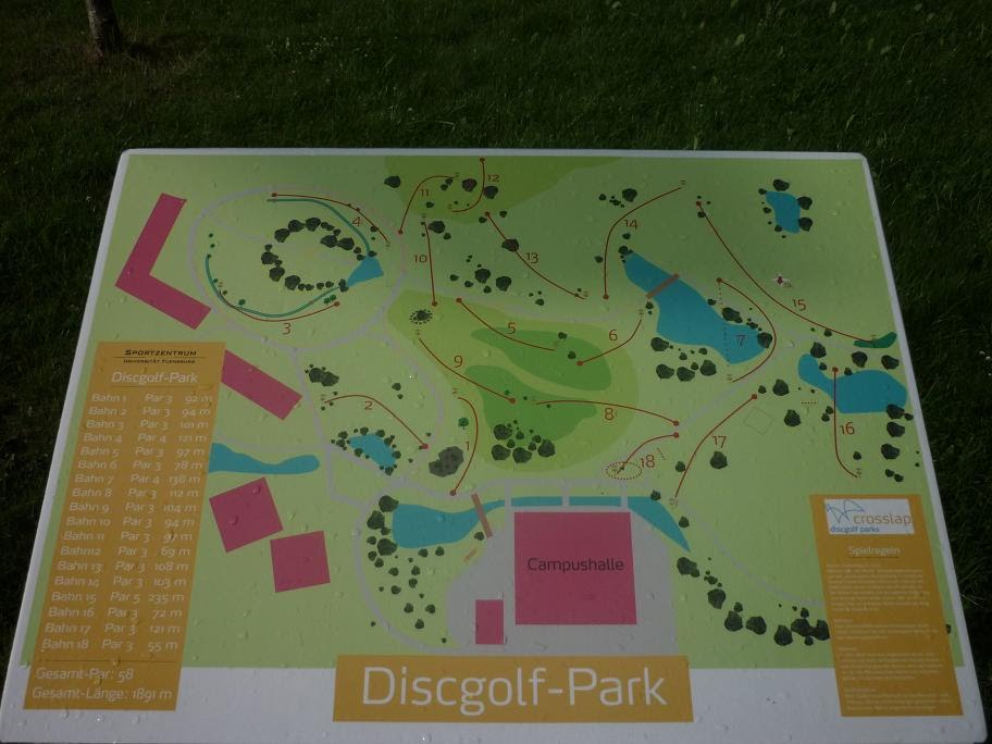 Discgolf-Park Flensburg, Übersichtsplan by Discgolf_aus_Flensbu…