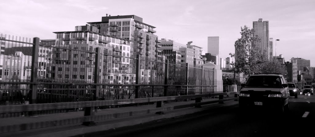 On the Streets of downtown Denver by Virgil Hammock