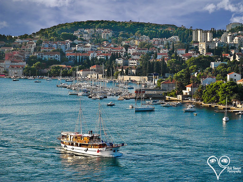 Dubrovnik Harbor, Croatia by steepdeep