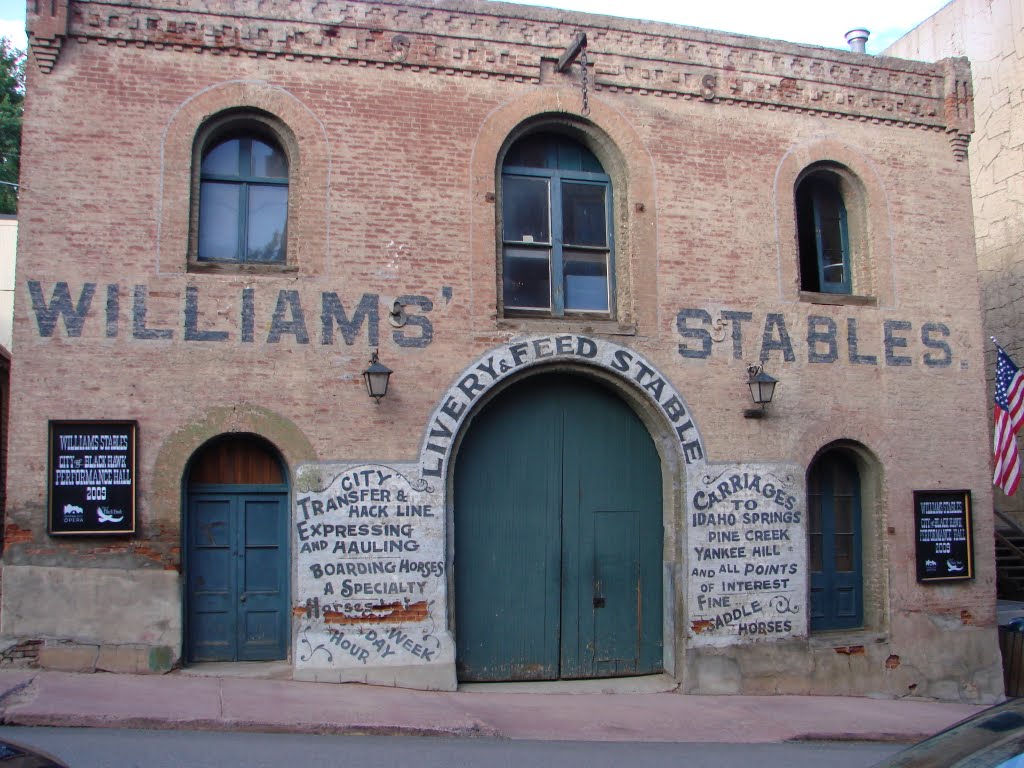 Central City - Old building of Williams Stables by Christian Danis