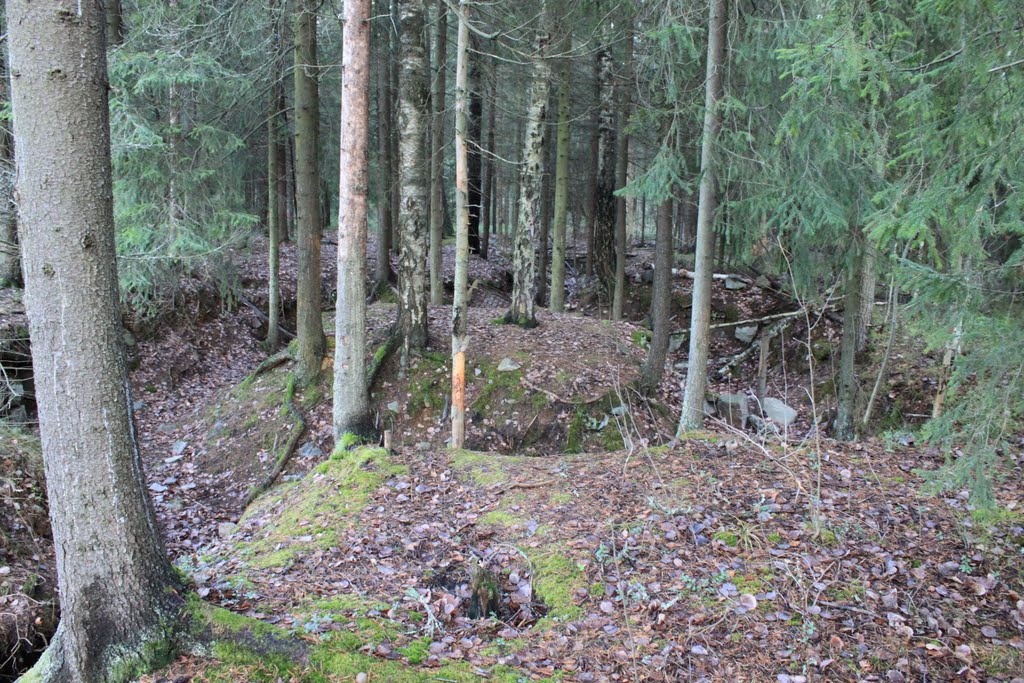 Ensimmäisen maailmansodan aikainen puolustusasema by Jorma Hokkanen