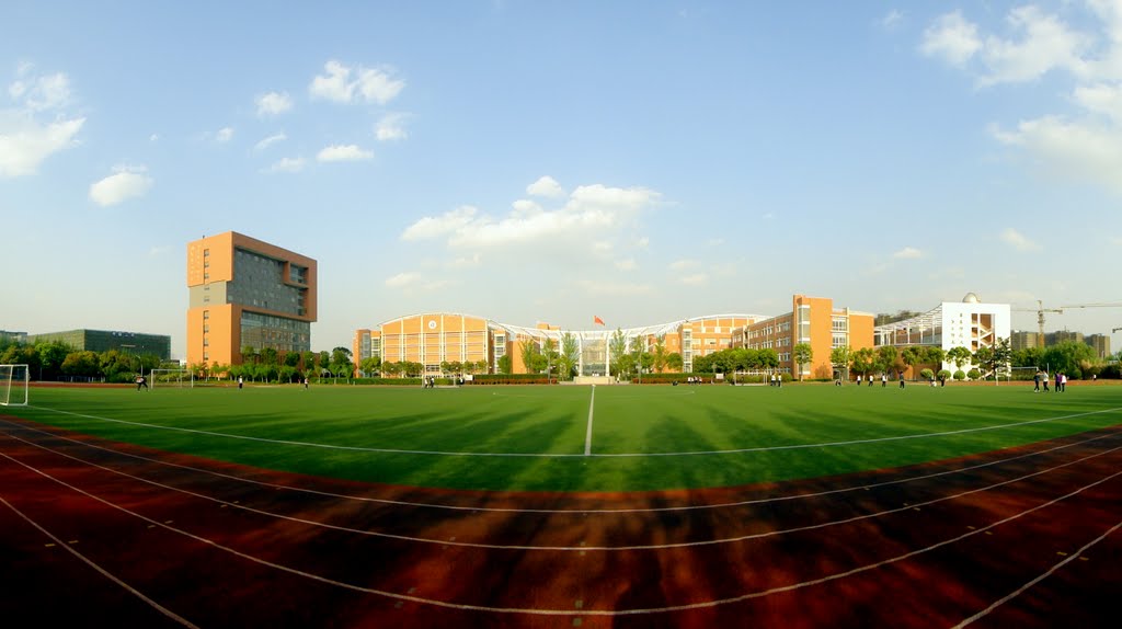 Panorama of the No.2 High School of East China Normal University by Duyi Han