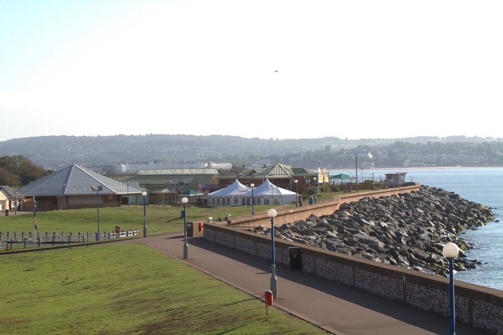 Sea Wall at Dawlish Warren by Mark Rogers