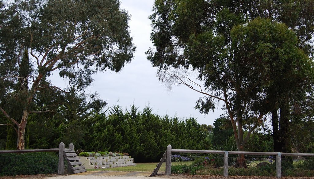 Cemetery entrance by Phaedrus Fleurieu