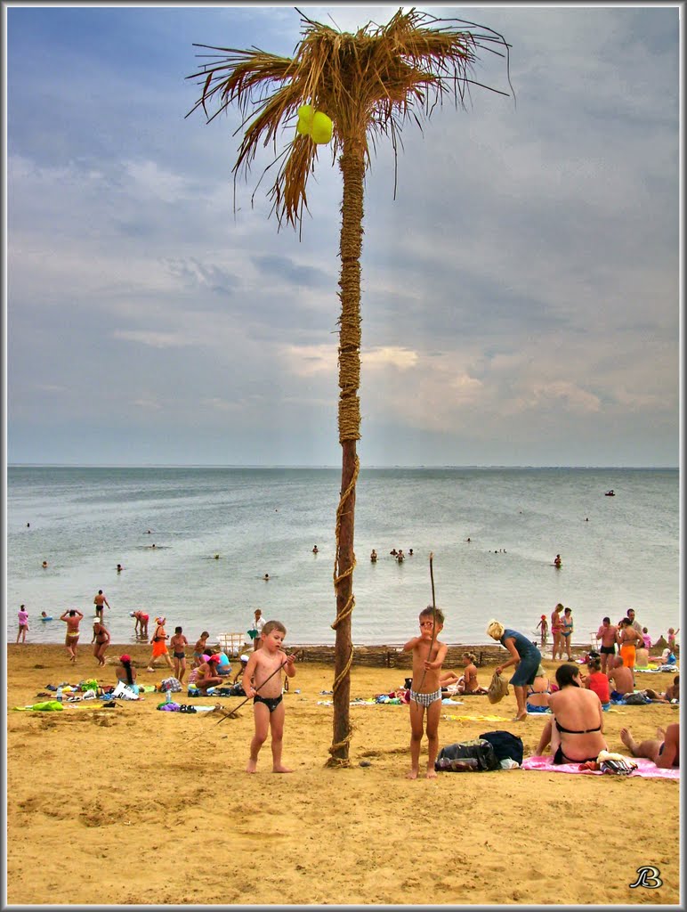 Palm Tree + Boys :) Пальма + пацаны by V@dim Levin