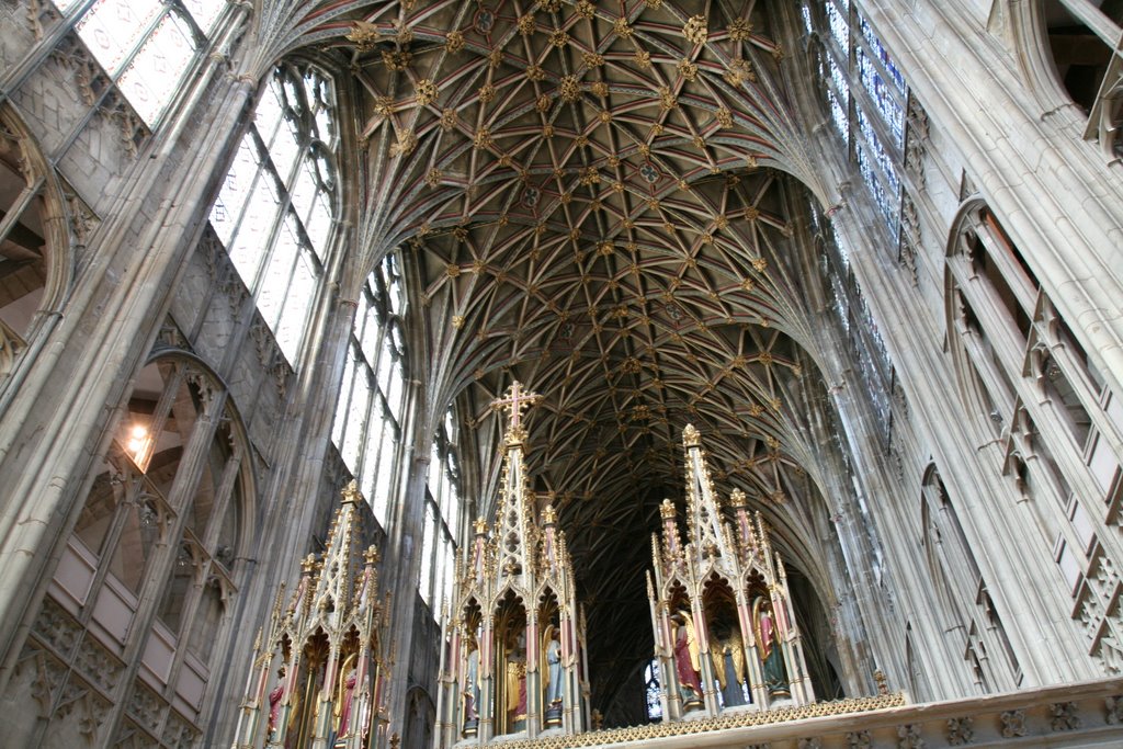 Gloucester Cathedral Ceiling above Choir by John Winterbottom