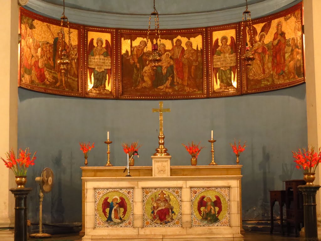 Altar At The St John's Church, Kolkata, India by Susheel Marcus