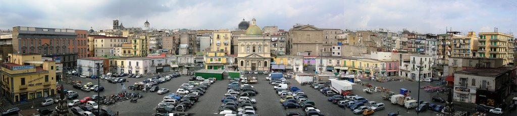 Piazza Mercato Panoramica by Eduardo Bassolino