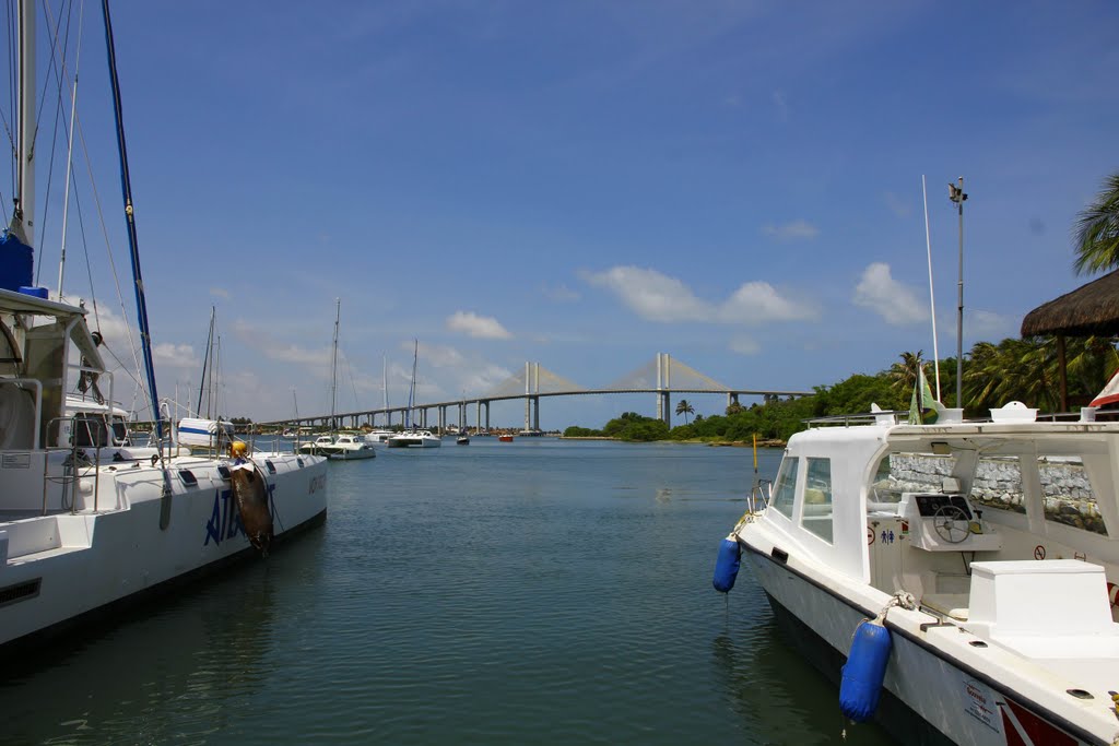 Ponte Nova vista do Iate Clube by Wilson Alcaras