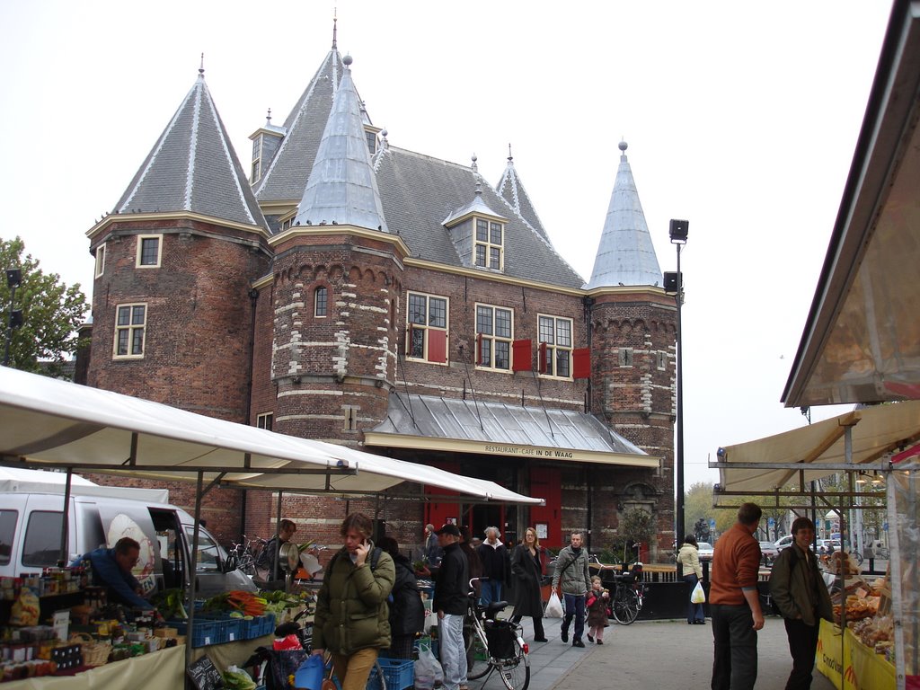 The Waag and Nieuwemarkt by ign_cc