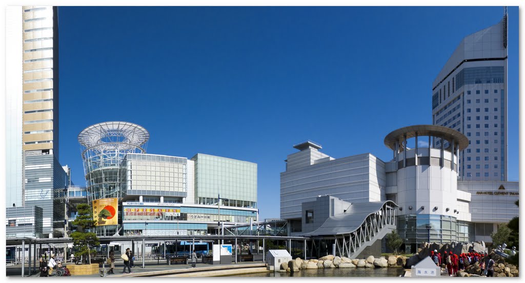 Sunport on a cloudless day, Takamatsu by AltaEgo