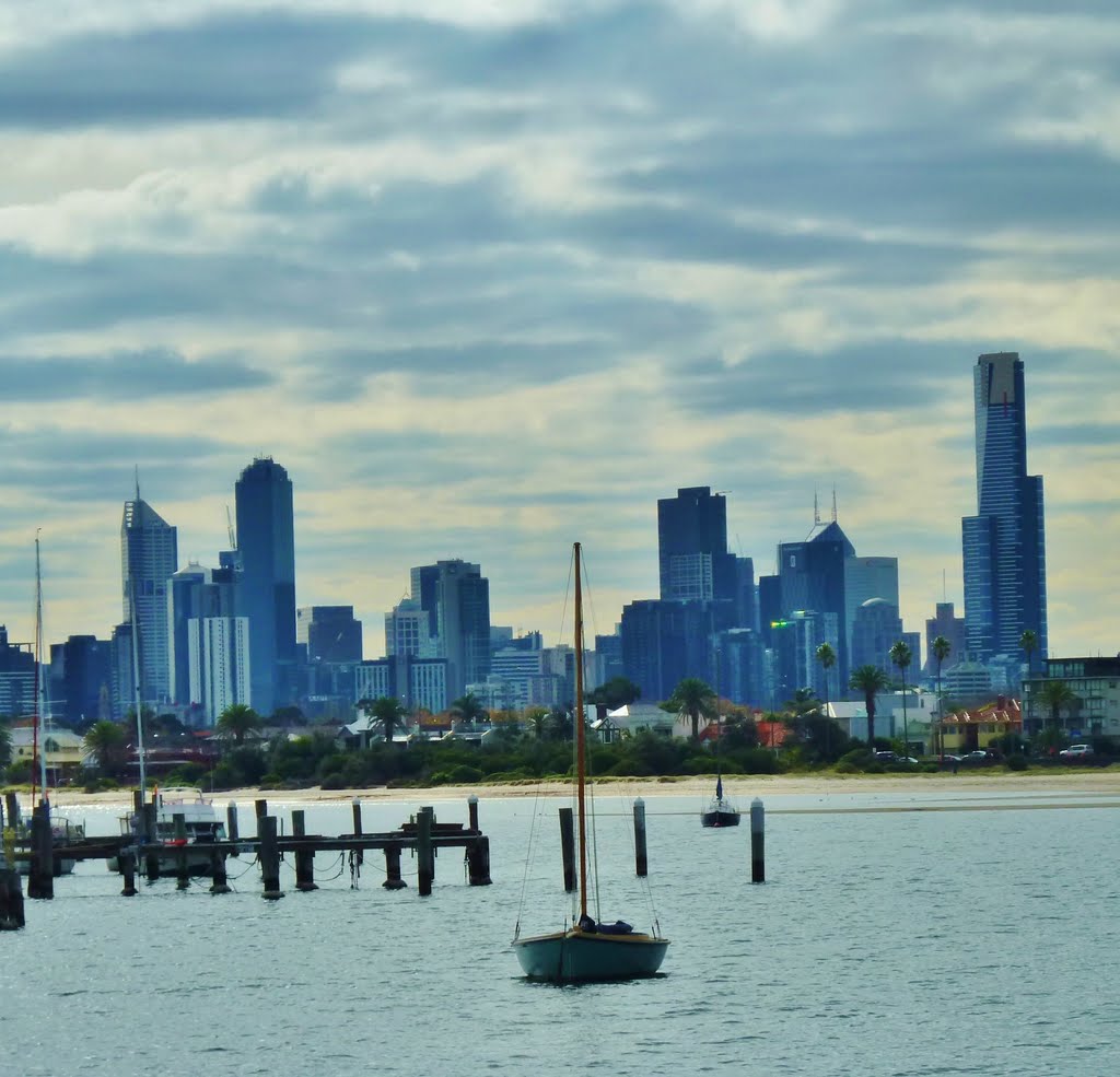 2011 ST. KILDA PIER MELBOURNE - CITY VIEW by ANASTASIA T. GIANNAK…