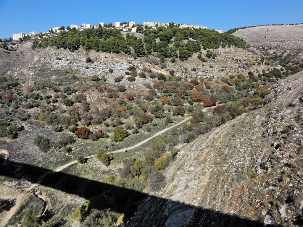 Safed from Akhbara Bridge by CarmelH