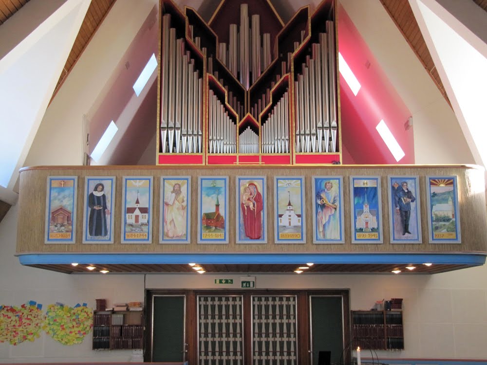 The organ of Hammerfest Cathedral by J. Parkkinen