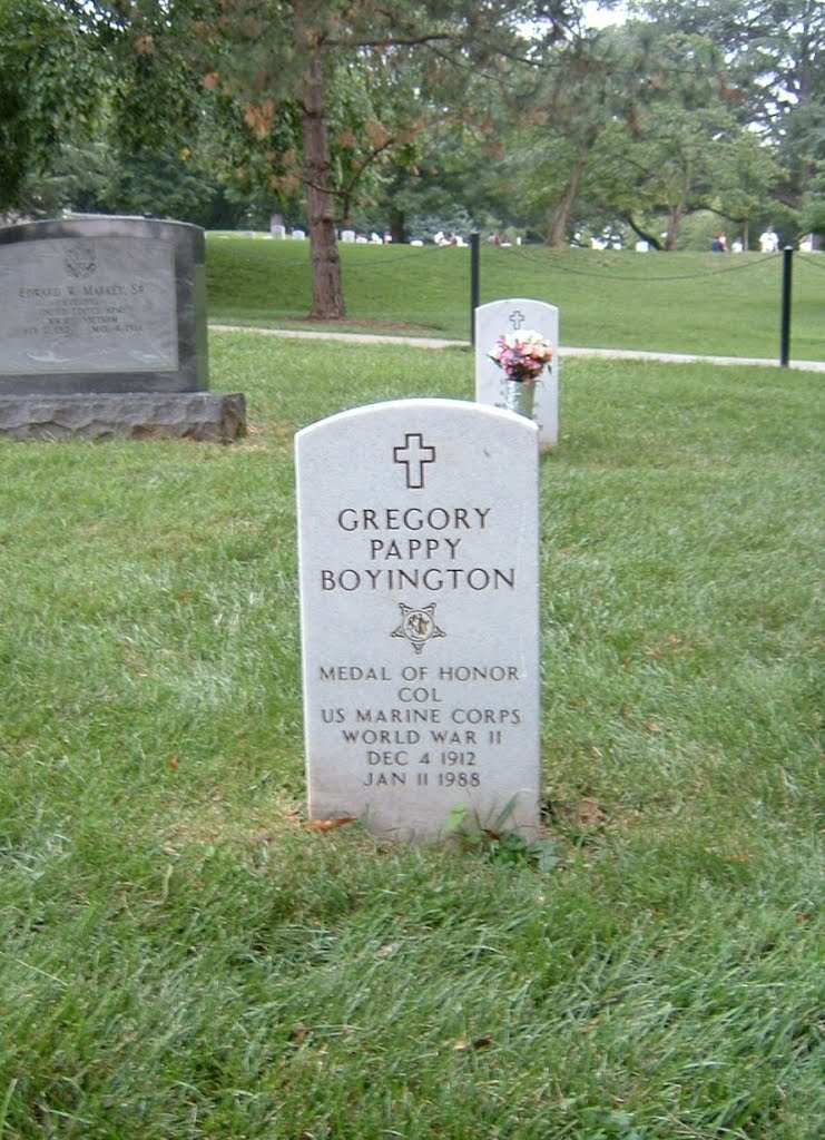 Pappy Boyington's Grave by Kongo