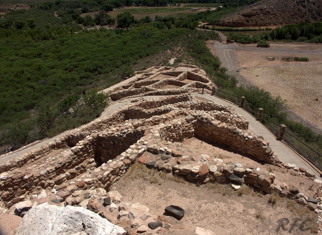 Tuzigoot Pueblo Ruin by Richard Cram