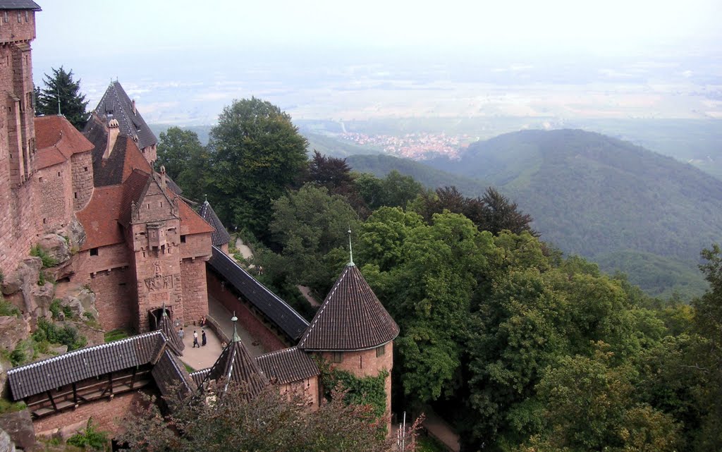 Haut-Koenigsbourg, Alzacja by Zbigniew Cieśla