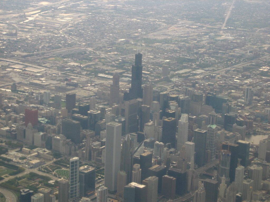 Skyline from the air by Mycroft Holmes