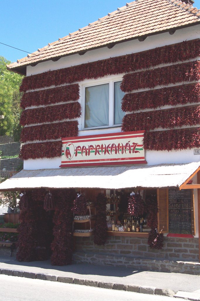 Cycling from Innsbruck to Balaton Lake - Tihany House (with paprika) by Maurizio Gaffuri