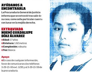 Extraiado Noemí Guadalupe Díaz Alvarez by Extraviados ayuda