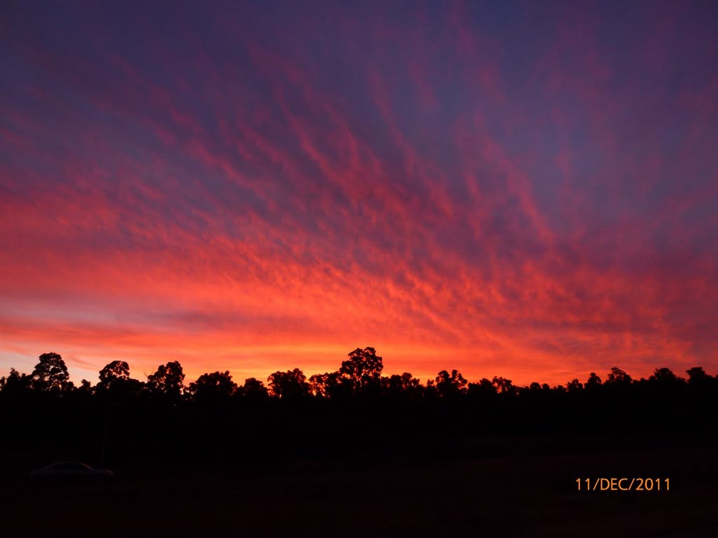 Sunset over the Jarrah forest by InTheBush