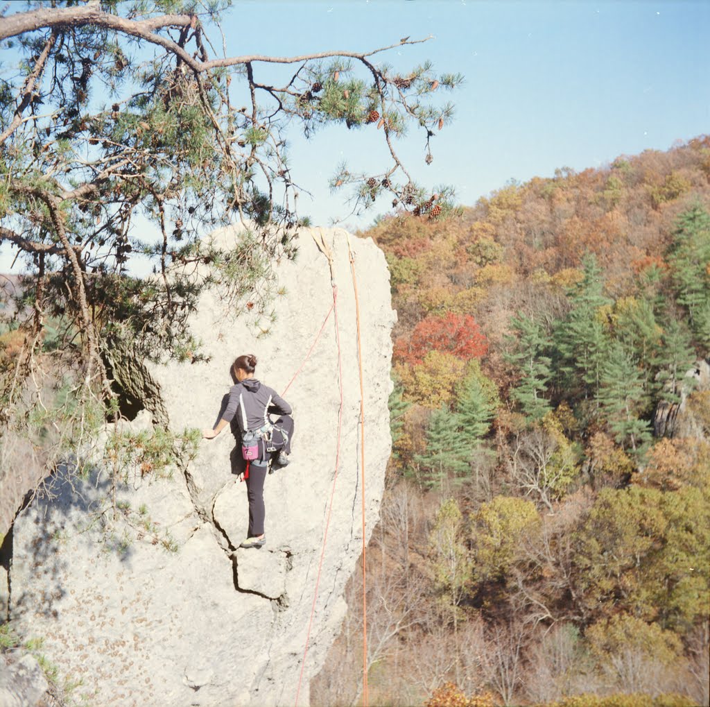 Rocks state park climber by samlehman