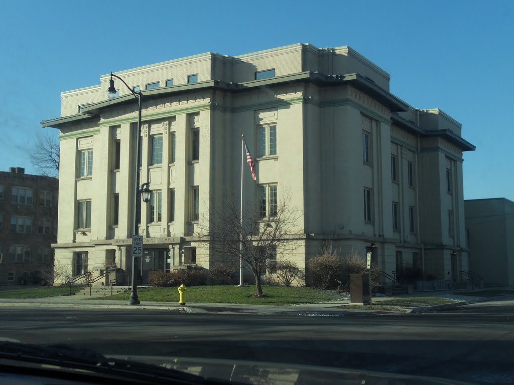 Maywood Masonic Temple by a.wilkinson