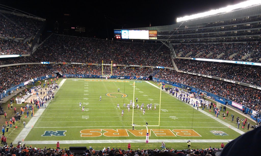 Soldier Field and Chicago Bears by epodewell