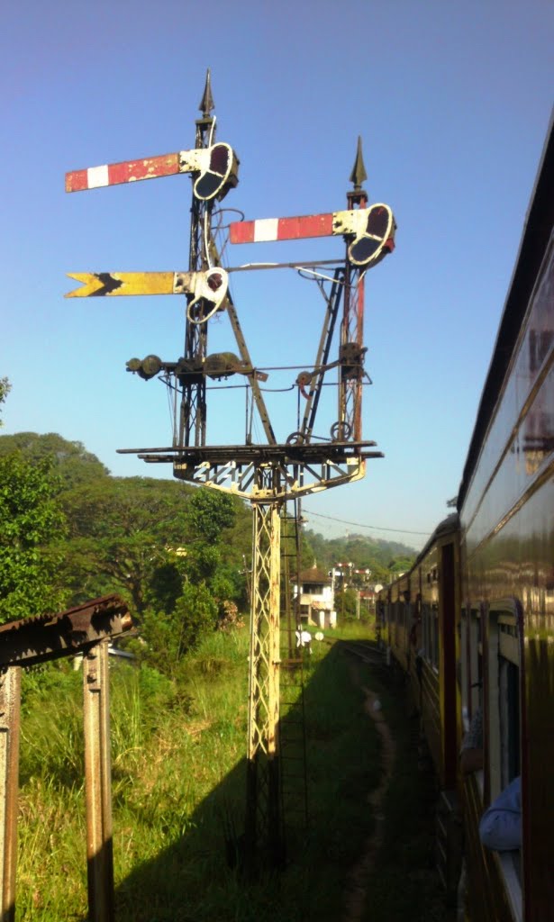 Railway signals -Peradeniya juntion by Tharindu Kandambi