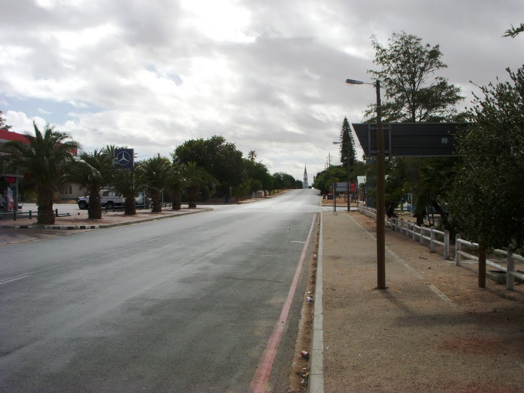 Riebeeck road up towards church by Charles Vrey