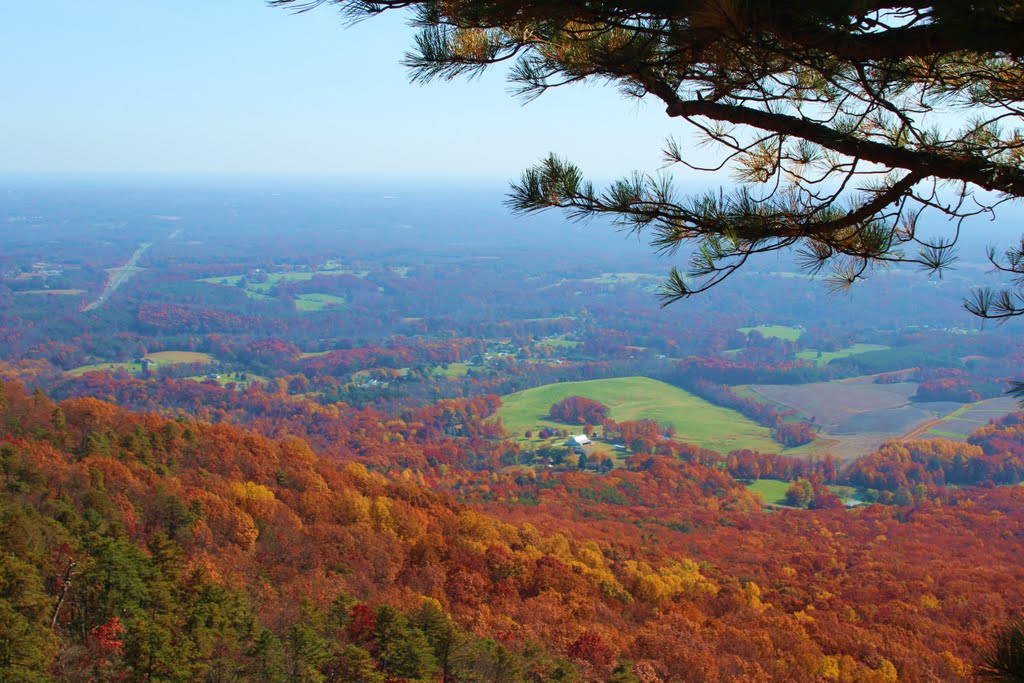 Pilot Mountain, NC Fall 2011 by Bob Whitt