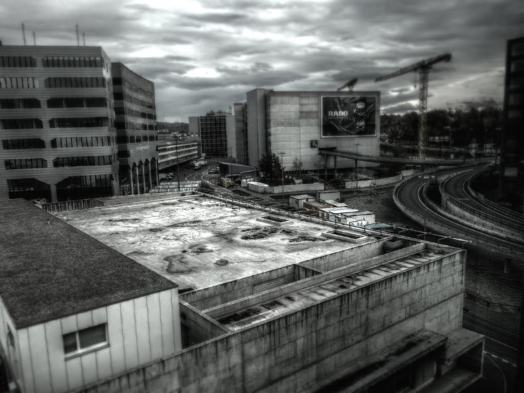 Airport zrh 4.11.2011 tiltshift hdr by bruno lauper