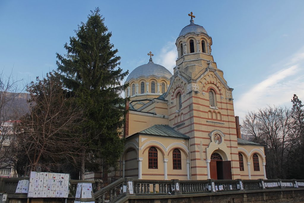 Church "Holy Annunciation" in Provadia, built in 1923; Църквата "Свето Благовещение" в Провадия, построена през 1923 година by aticank Nikolay Kole…