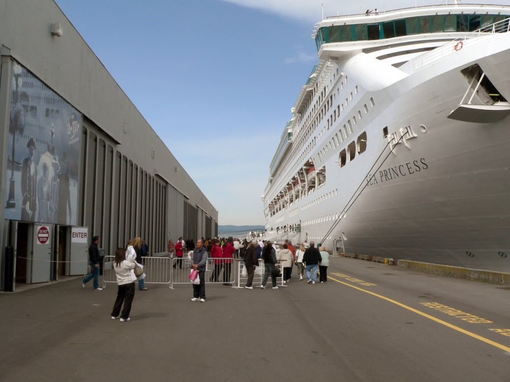 "Sea Princess" , Docked In Victoria, British Columbia - Alaska Cruise - "Sea Princess" - May 2009 by mikstan43