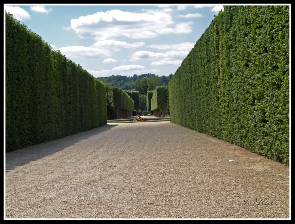 Jardines del Palacio de Versalles by J. Ruiz