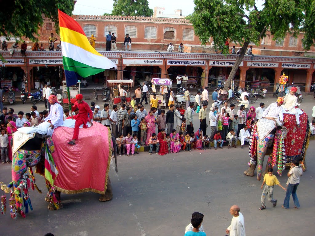 Teej Festival, Jaipur, Rajasthan, India by lucoto